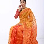 Tangail Moslin Jamdani Saree