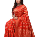 Tangail Benarashi Silk Katan Saree