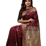Tangail Benarashi Silk Katan Saree