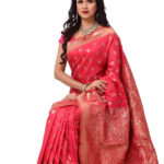 Tangail benarashi Silk Katan Saree