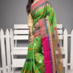 Green Cotton Saree
