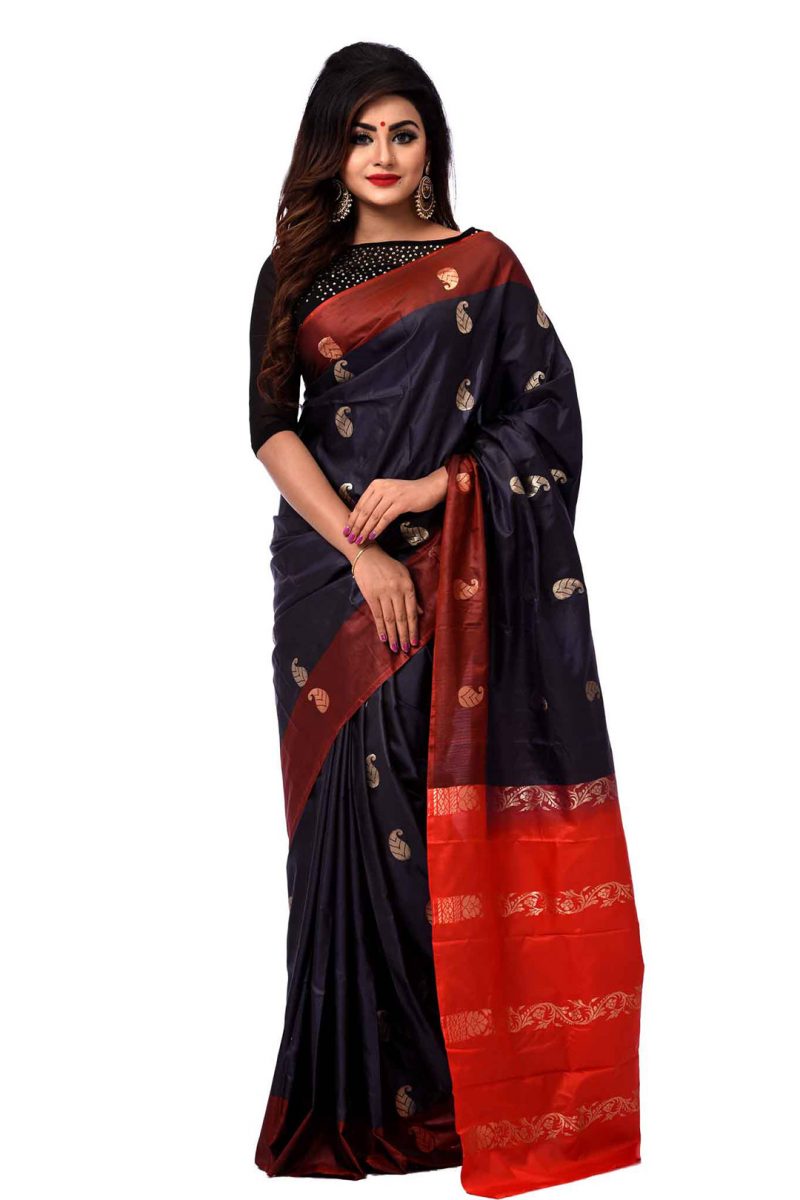 Tangail Benarashi Silk Katan Saree