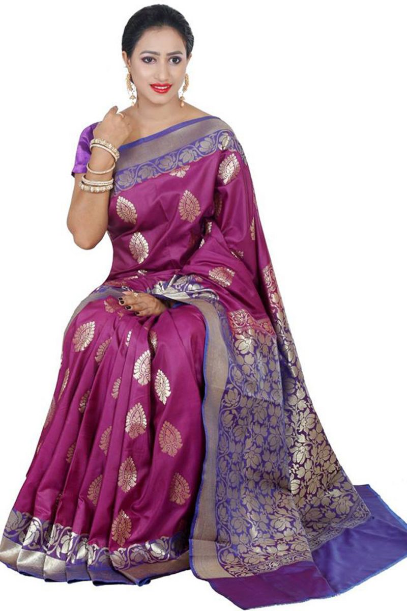 Tangail Benarashi Silk Katan Saree