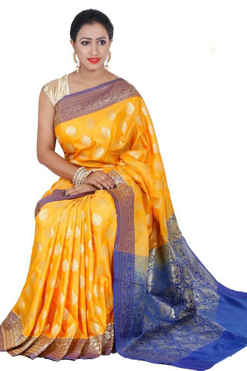 Tangail Benarashi Silk Katan Saree