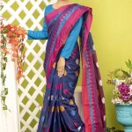 Blue Cotton Saree