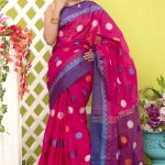 Pink Cotton Saree