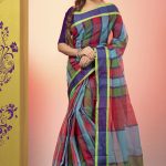 Multi-Color Half  Silk  Saree