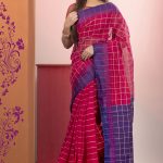 Pink Half Silk Saree