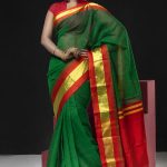 Green Half Silk Saree