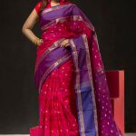Magenta Color Cotton Saree
