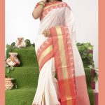 White Color Cotton Saree