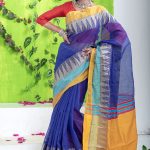 Blue Half Silk Saree