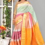 Multi-Color Cotton Saree