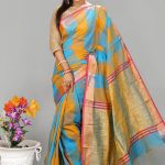 Multi-Color Half Silk Saree