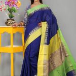 Blue Half Silk Saree