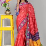 Red Half Silk Saree