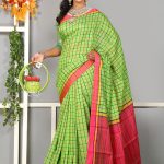 Green Half Silk Saree