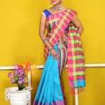Multi-Color Half Silk Saree