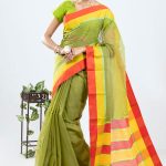 Green Half Silk Saree