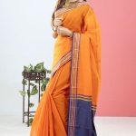 Yellow Color Half Silk Saree