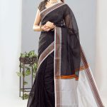 Black Half Silk Saree