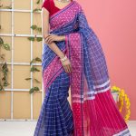 Blue Half Silk Saree