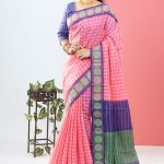 Pink Half Silk Saree