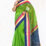 Green Half  Silk  Saree