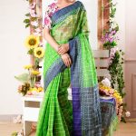 Green Half Silk Saree