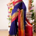 Blue Half Silk Saree