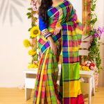 Multi-Color Half Silk Saree