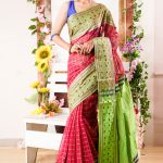 Red Half Silk Saree