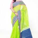 Green Half  Silk  Saree