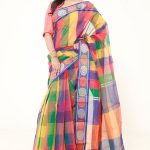 Multi-Color Half  Silk  Saree