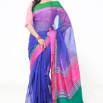 Blue Half Silk Saree