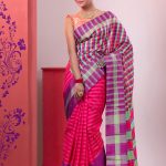 Multi-Color Half  Silk  Saree
