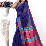 Blue Half Silk Saree