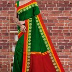 Green Half Silk Saree