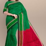 Green Half Silk Saree
