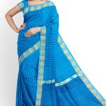 Blue Half Silk Saree