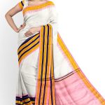 White Half Silk Saree