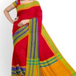 Red Half Silk Saree