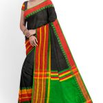 Black Half Silk Saree