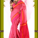 Pink Half Silk Saree