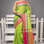 Green Cotton Saree