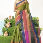 Green Cotton Saree