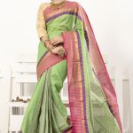 Green Cotton Saree