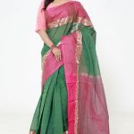 Green Cotton Saree