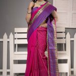 Magenta Cotton Saree