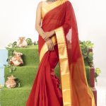 Red Cotton Saree